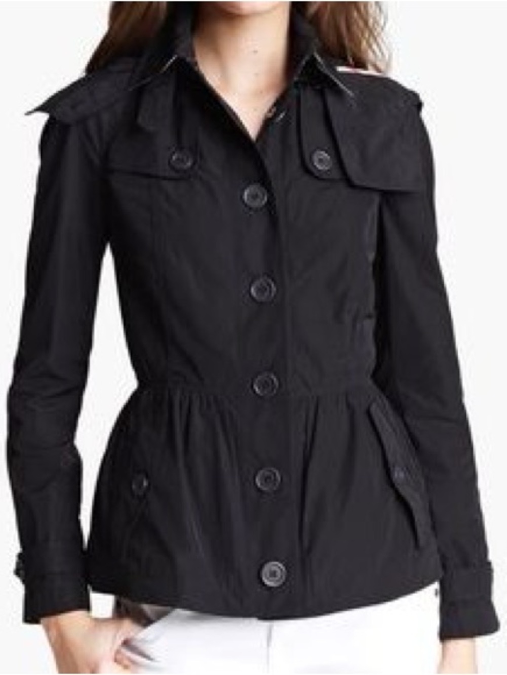 Burberry Black Trench Coat for Women